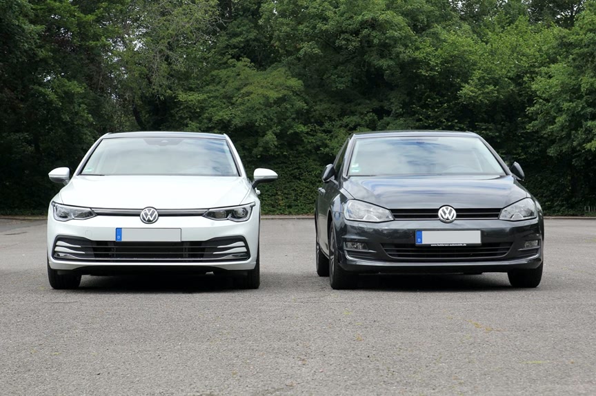 第八代高尔夫和第七代高尔夫