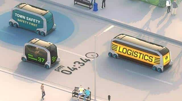 图为丰田e-Palette移动平台