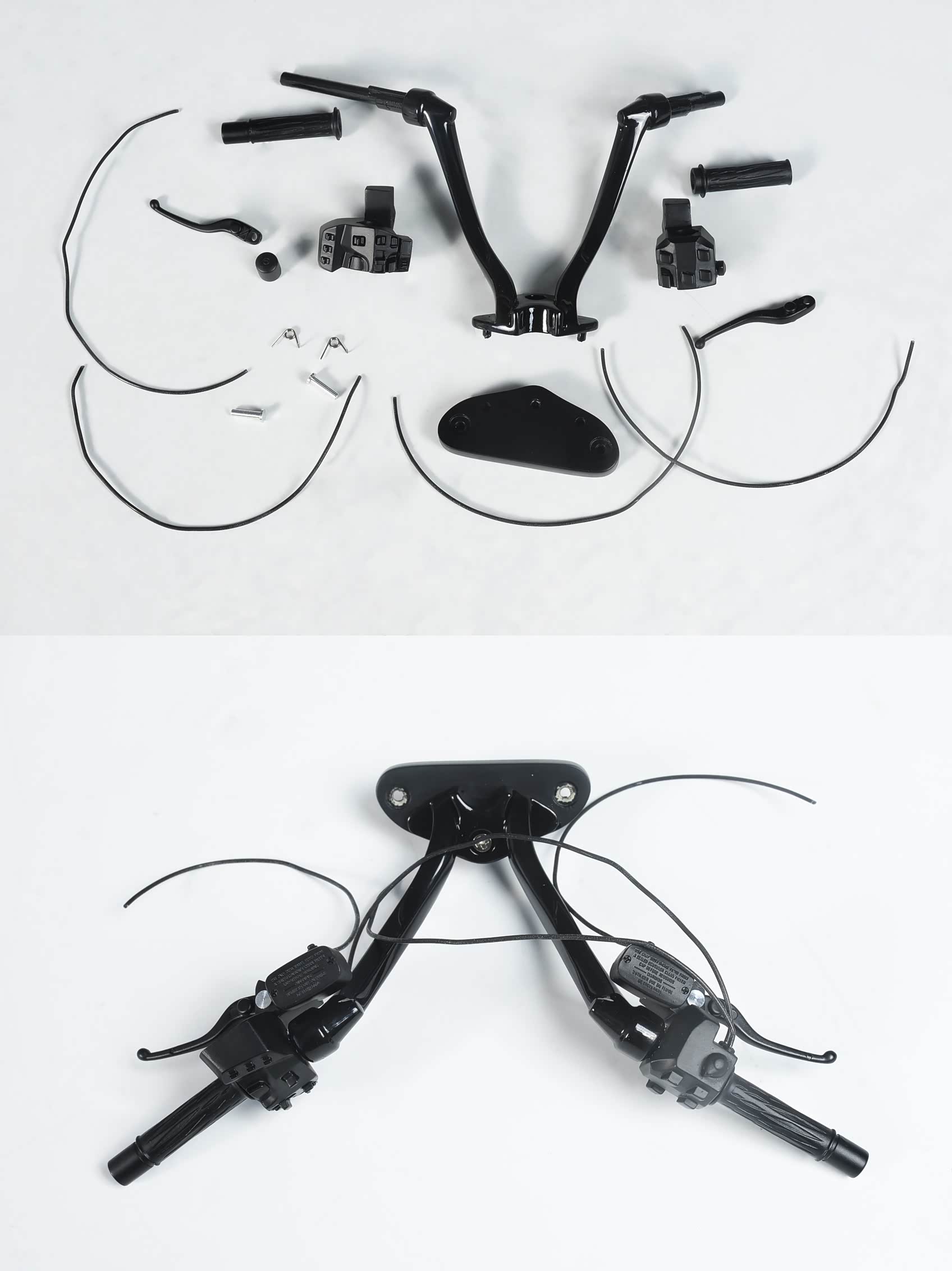 车把部分件展示