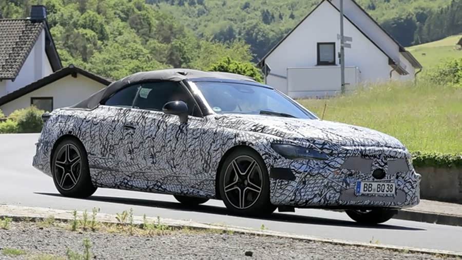 奔驰CLE敞篷版路试谍照