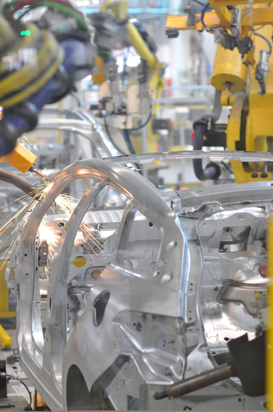 原CAPSA深圳观澜工厂焊装线上的B81