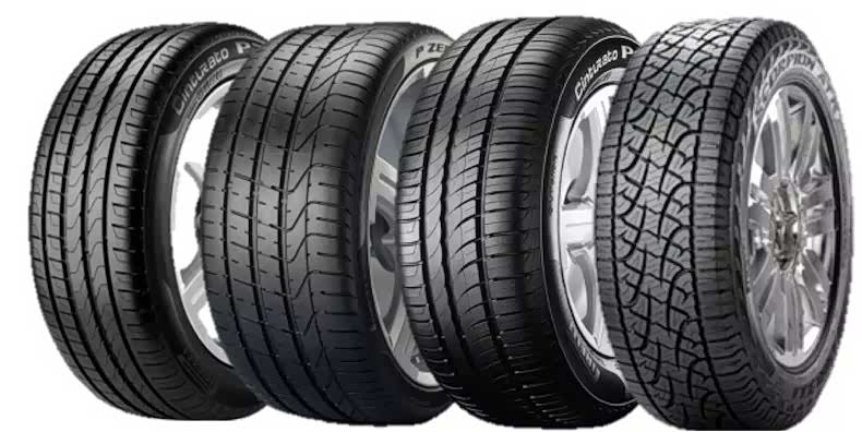 「倍耐力全家桶」中的部分轮胎