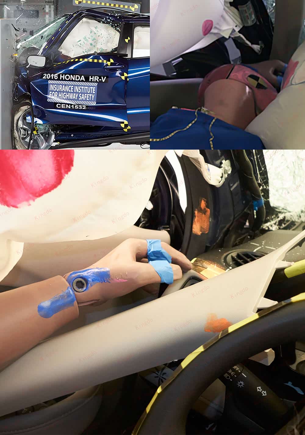 图19 2016美版HR-V正面25%小偏置 源自IIHS