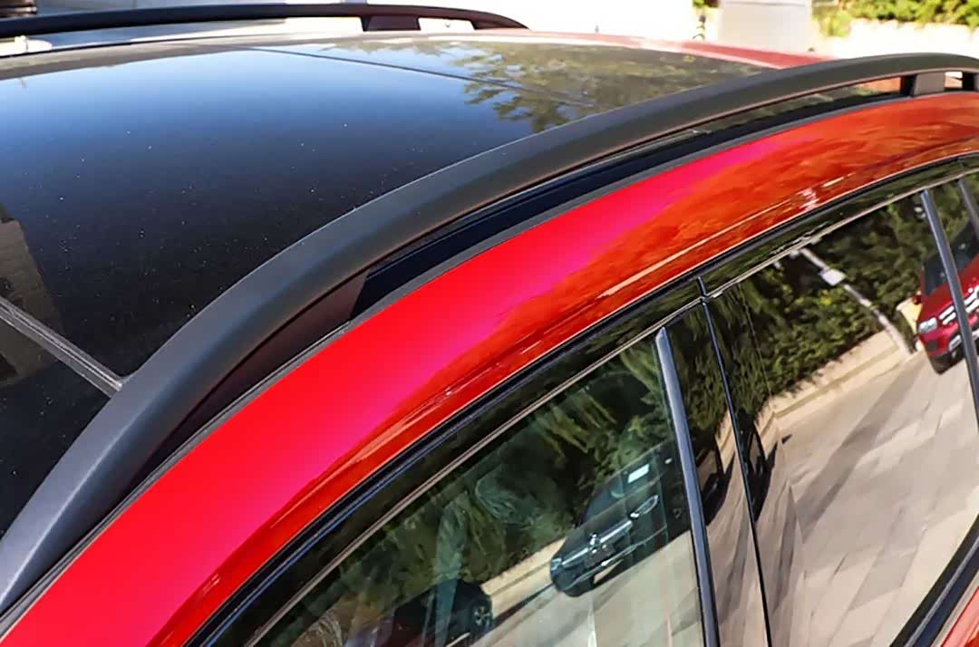 车顶熏黑行李架