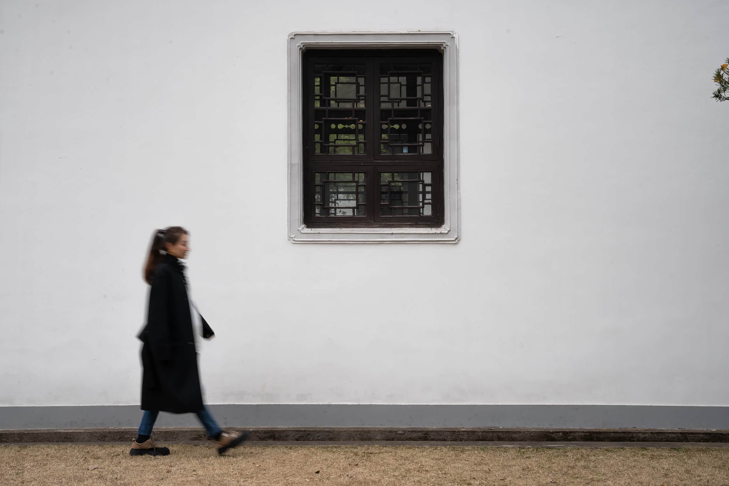 岳麓书院古朴的中式风格本身也十分适合拍照