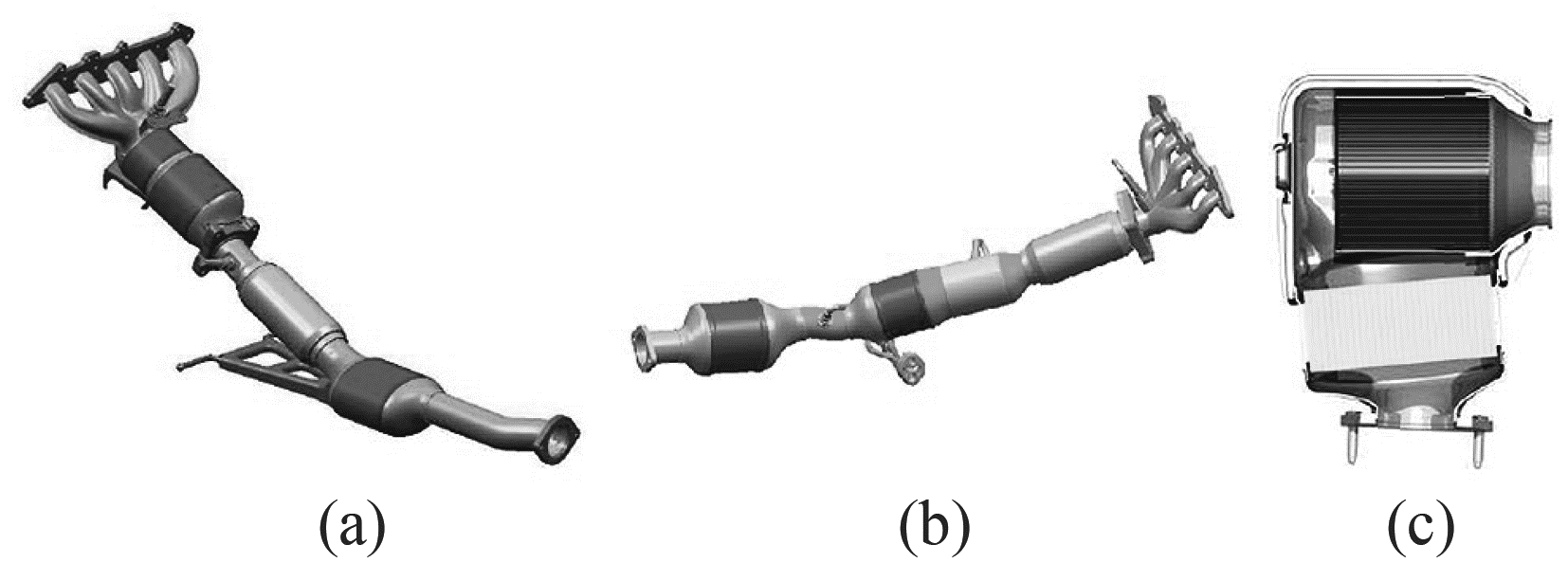 图1 沃尔沃PZEV和TZEV催化器示例