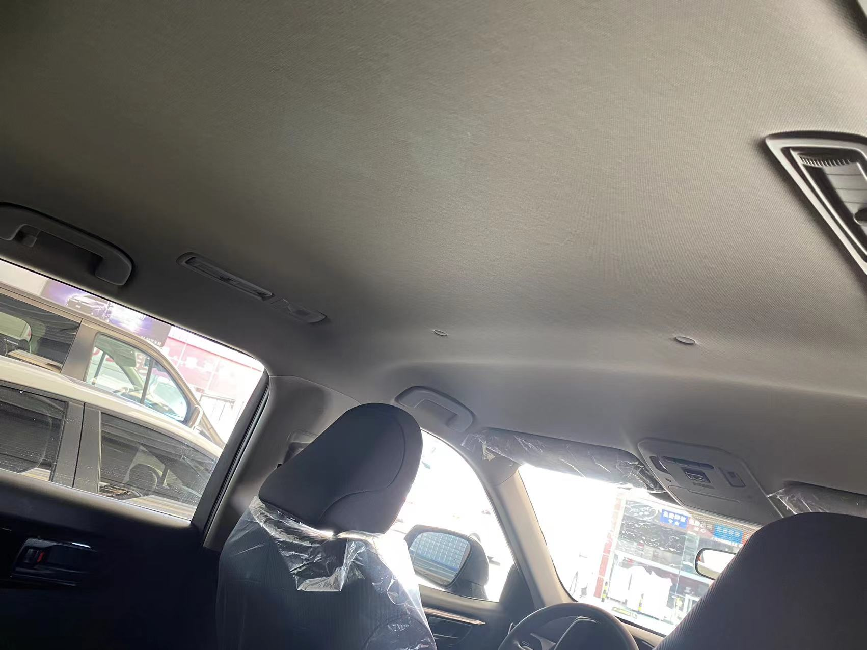 实拍汉兰达五座精英版车顶，无天窗！