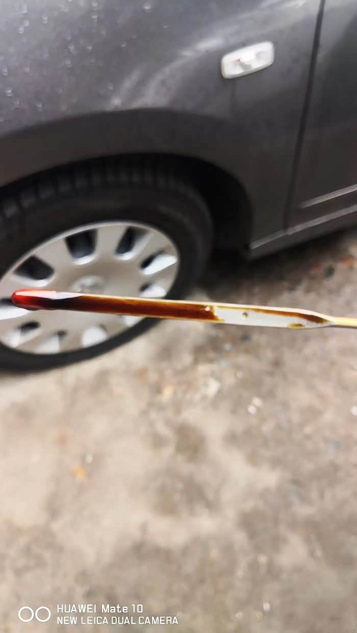 修复结束里程59117公里，彻底稳定的机油尺位置，我知道已经彻底的释放完活塞环了，很是兴奋