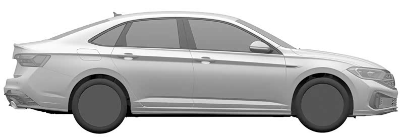 一汽-大众新款速腾GLI专利图