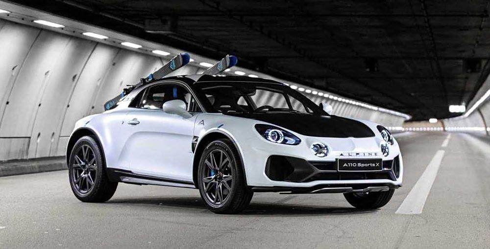 越野跑车了解一下?alpine a110 sports x概念车官图发布