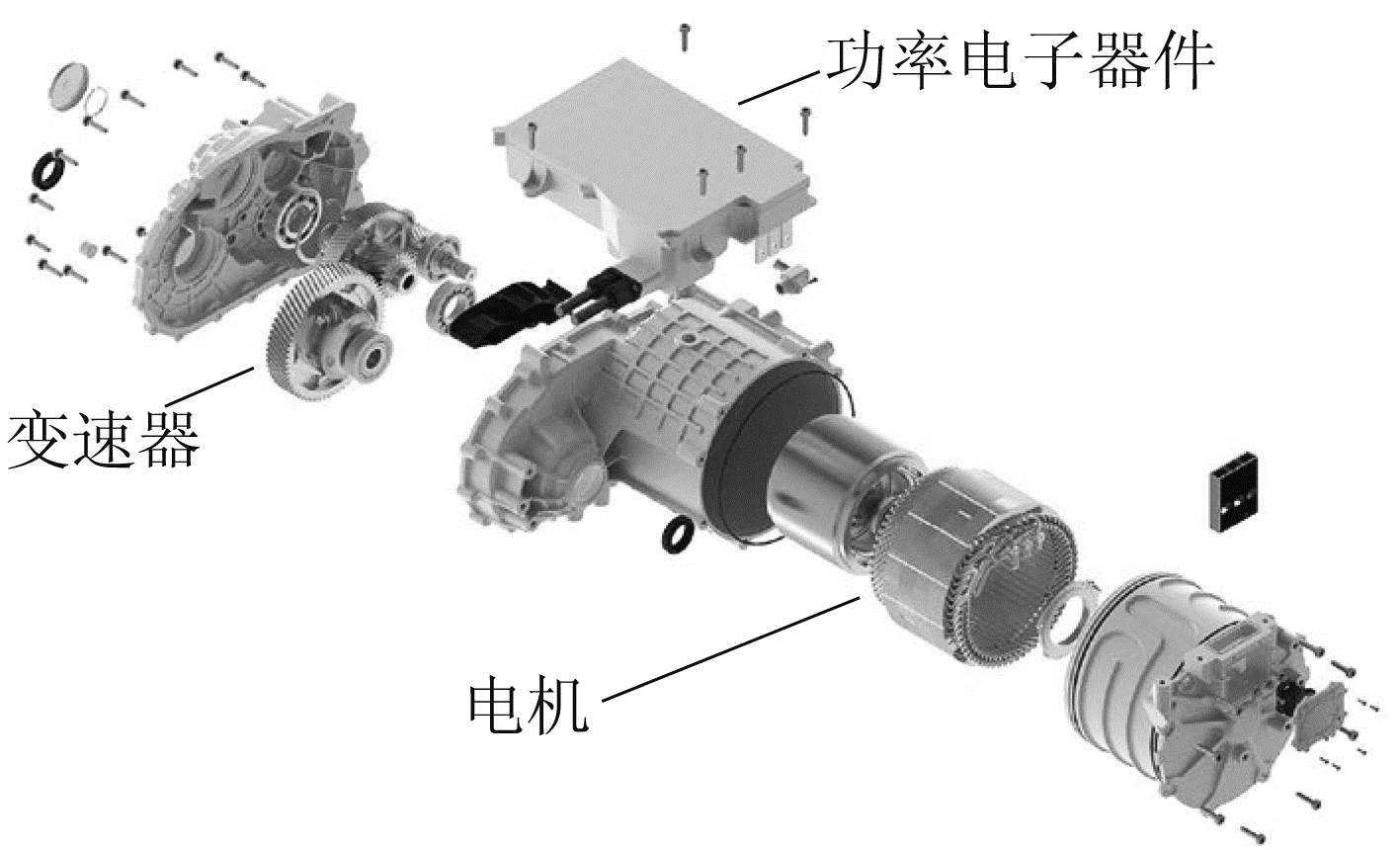 图3 零部件分解图