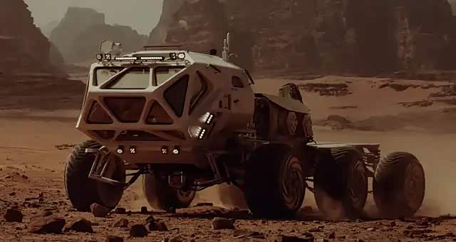 《火星救援》中的火星车