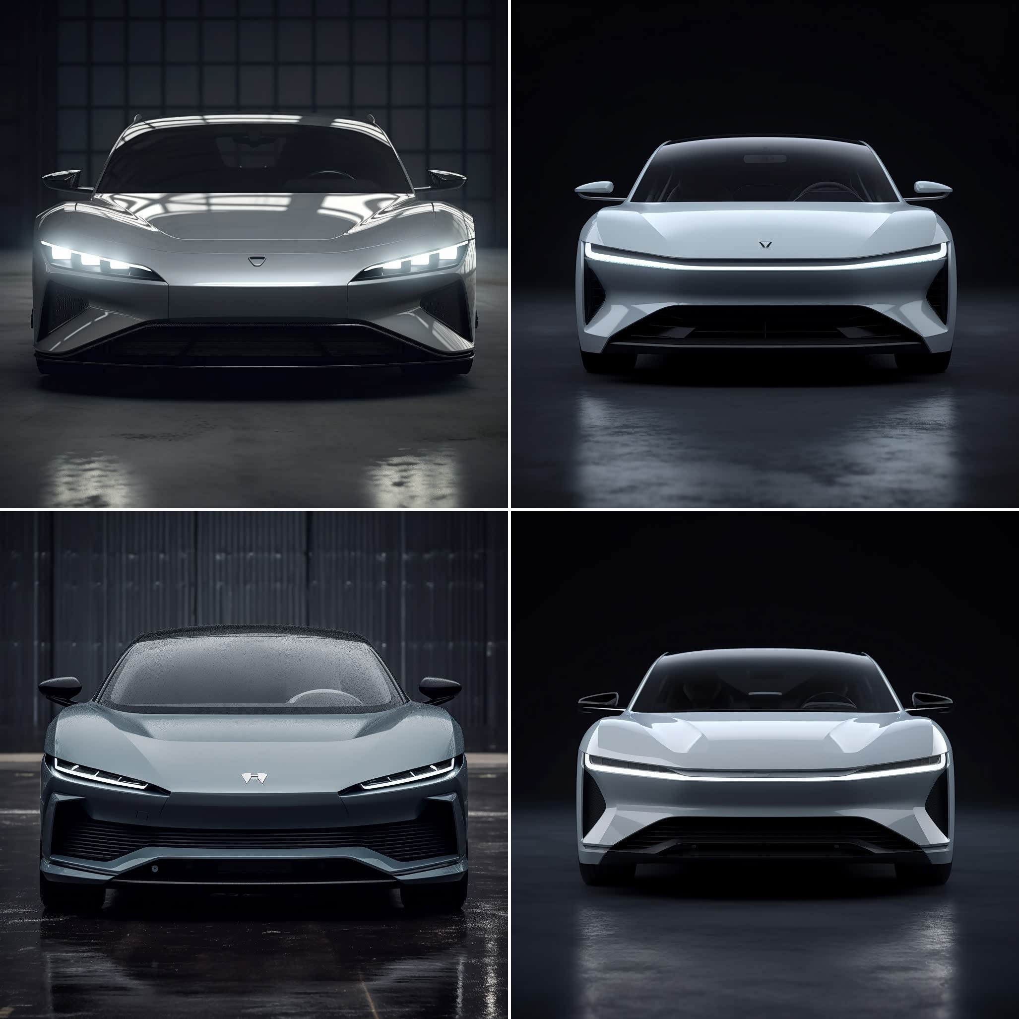 圖3 如果有一天，電動車真的變成如此千車一面……