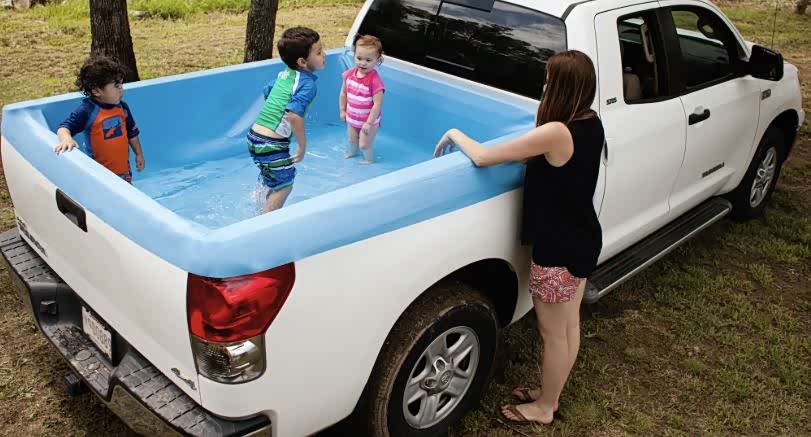 皮卡泳池，太狠了