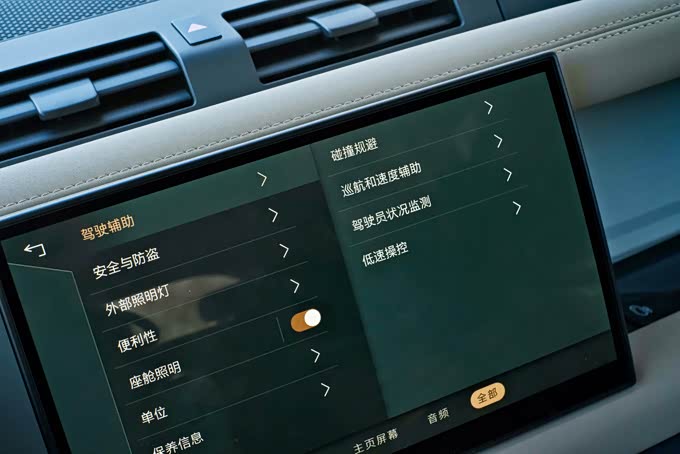智能自动驾驶及主动安全配置（3分）