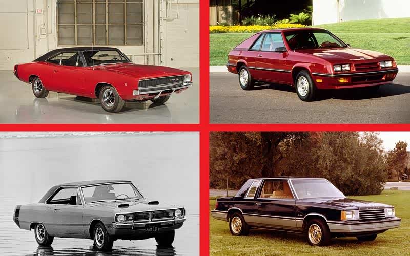 左上顺时针:1968Charger，1986Charger，1970飞镖Swinge，1982白羊座