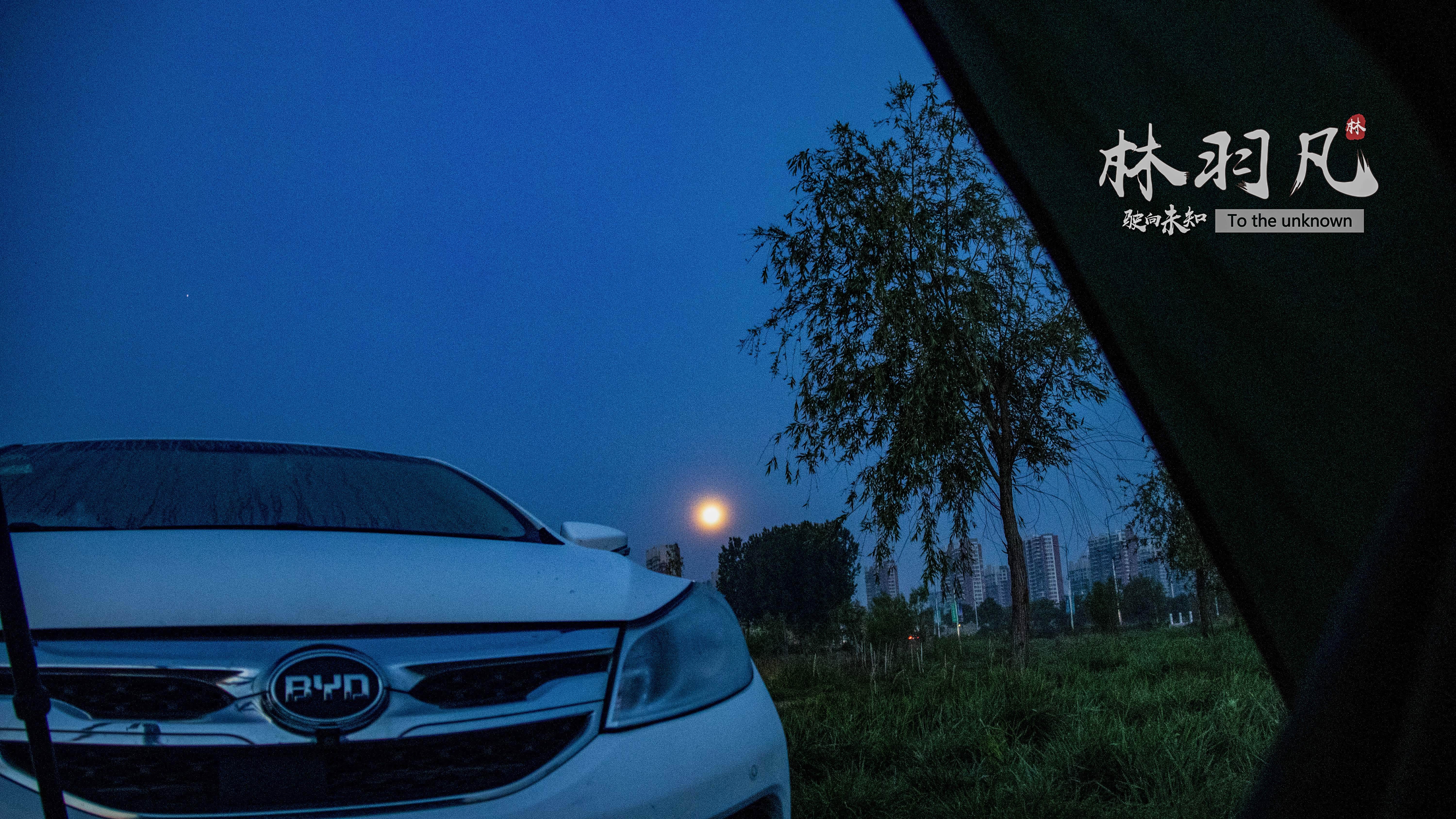 图2 当时露营的帐篷周围全是荒草（注意不是庄稼）