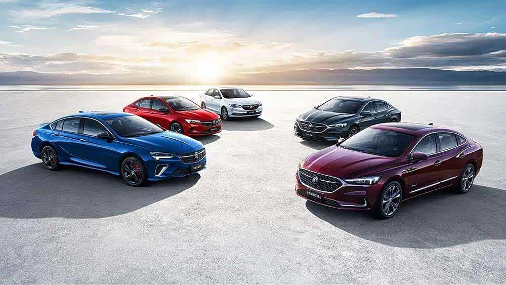 别克在华轿车家族