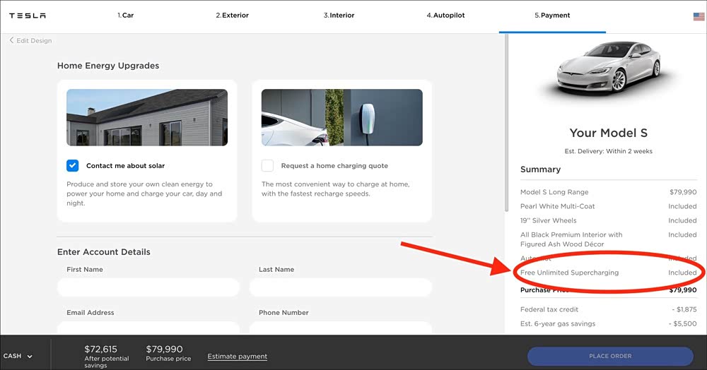 特斯拉美国官网