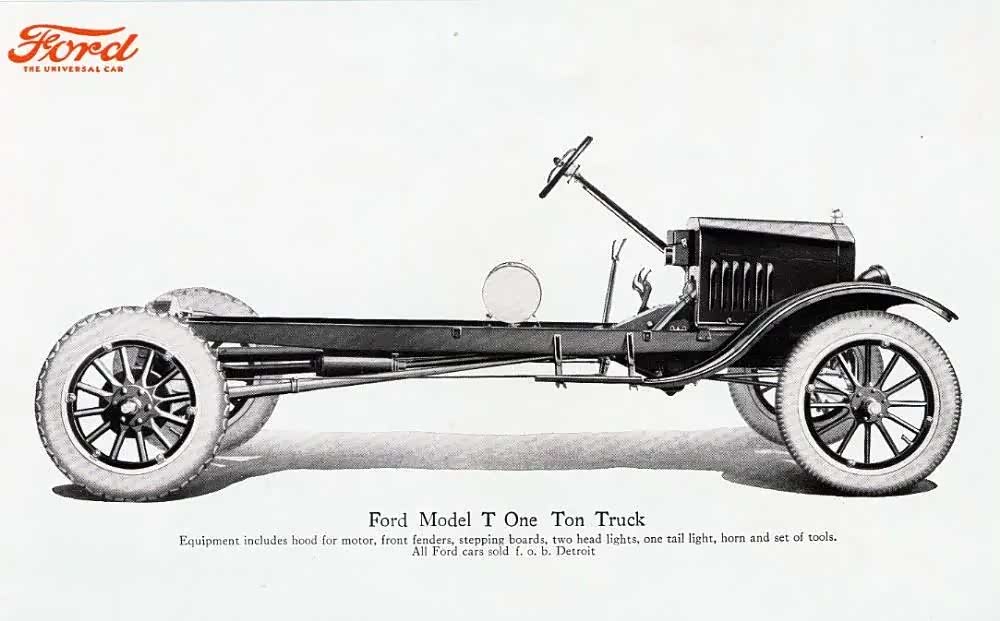 1917年Model T 1吨底盘