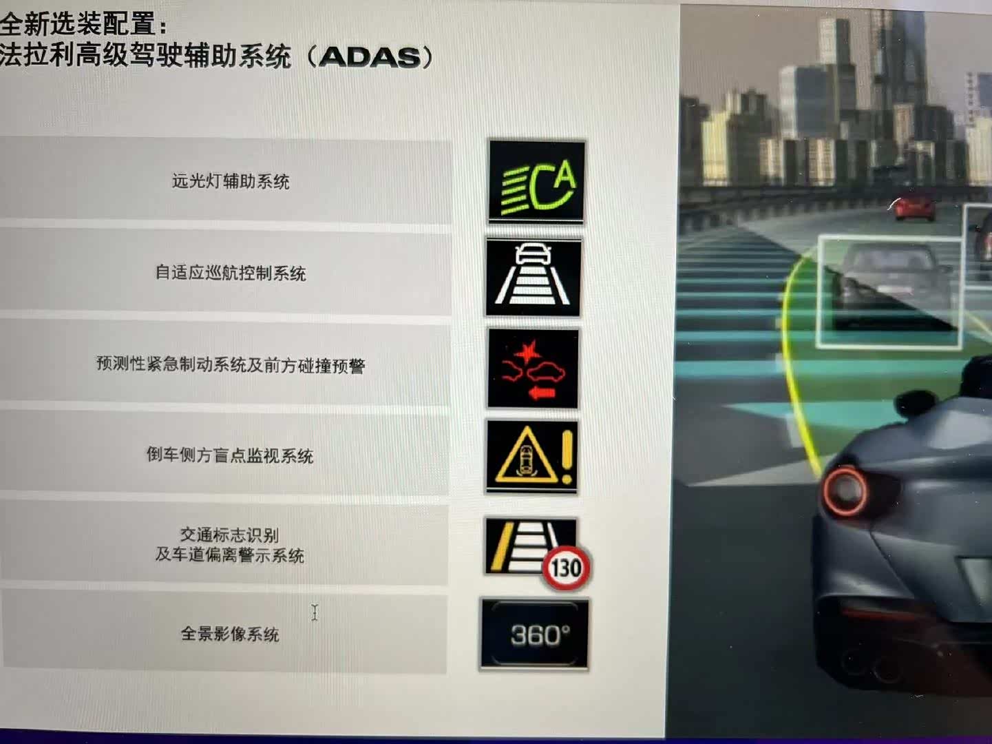 不是科幻配置， 但超跑有这个算挺好了