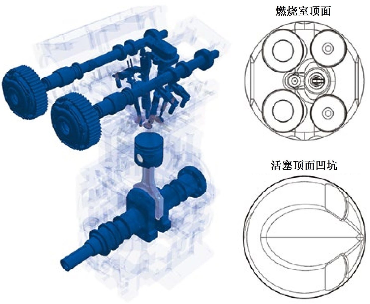 图2 单缸试验发动机结构