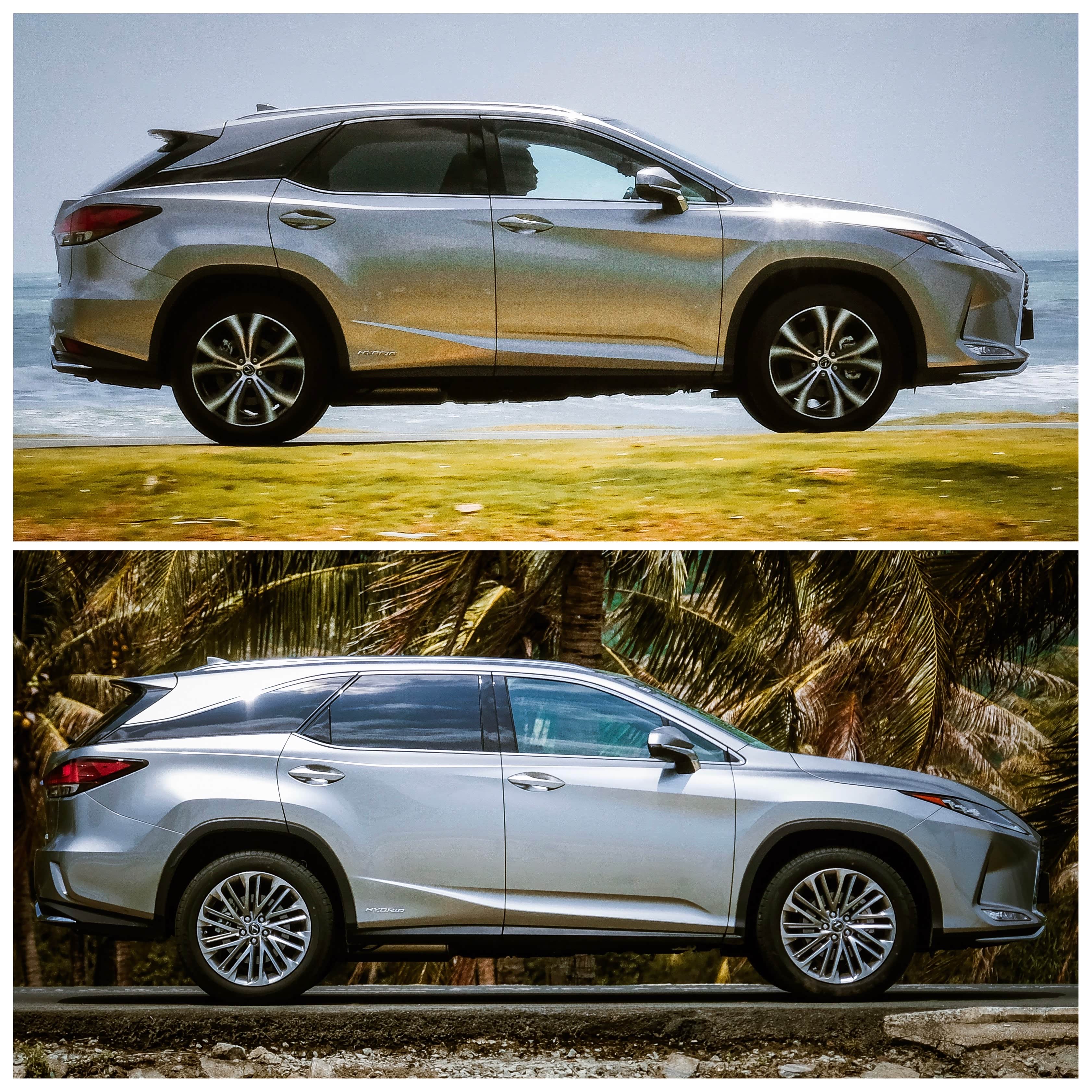 相比标准版RX,加长版的RX450hL并没有显得很突兀，反而存在感要更强