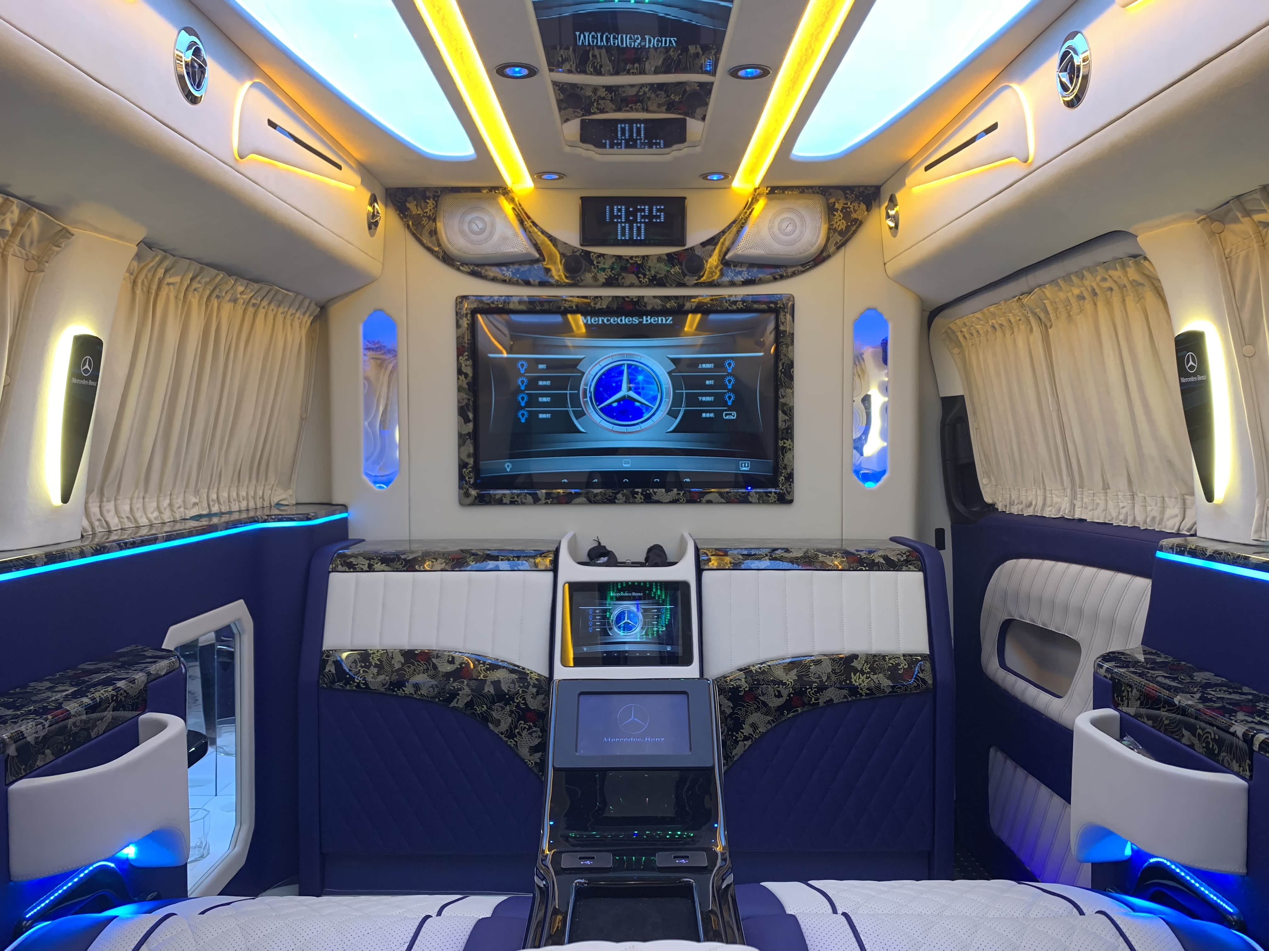 全隔断+升降电视