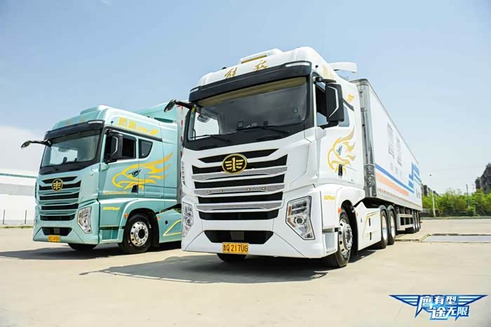 配套解放奥威15升柴油机的解放鹰途高端重卡