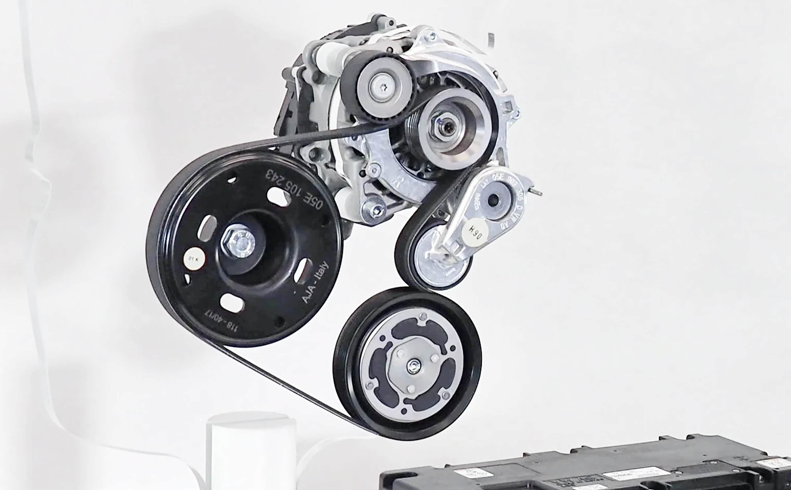 第八代高尔夫48V的核心部件——皮带式起动发电机