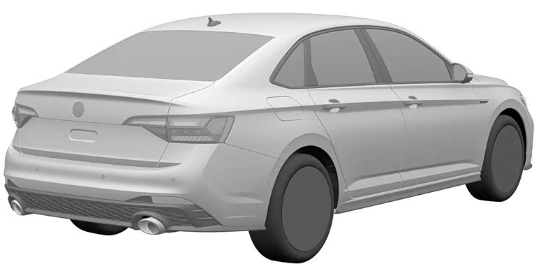 一汽-大众新款速腾GLI专利图