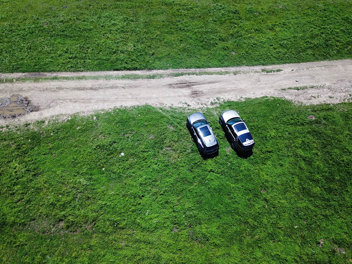 在茶山的顶端这里没有雾霾，日照充足适合自驾来玩