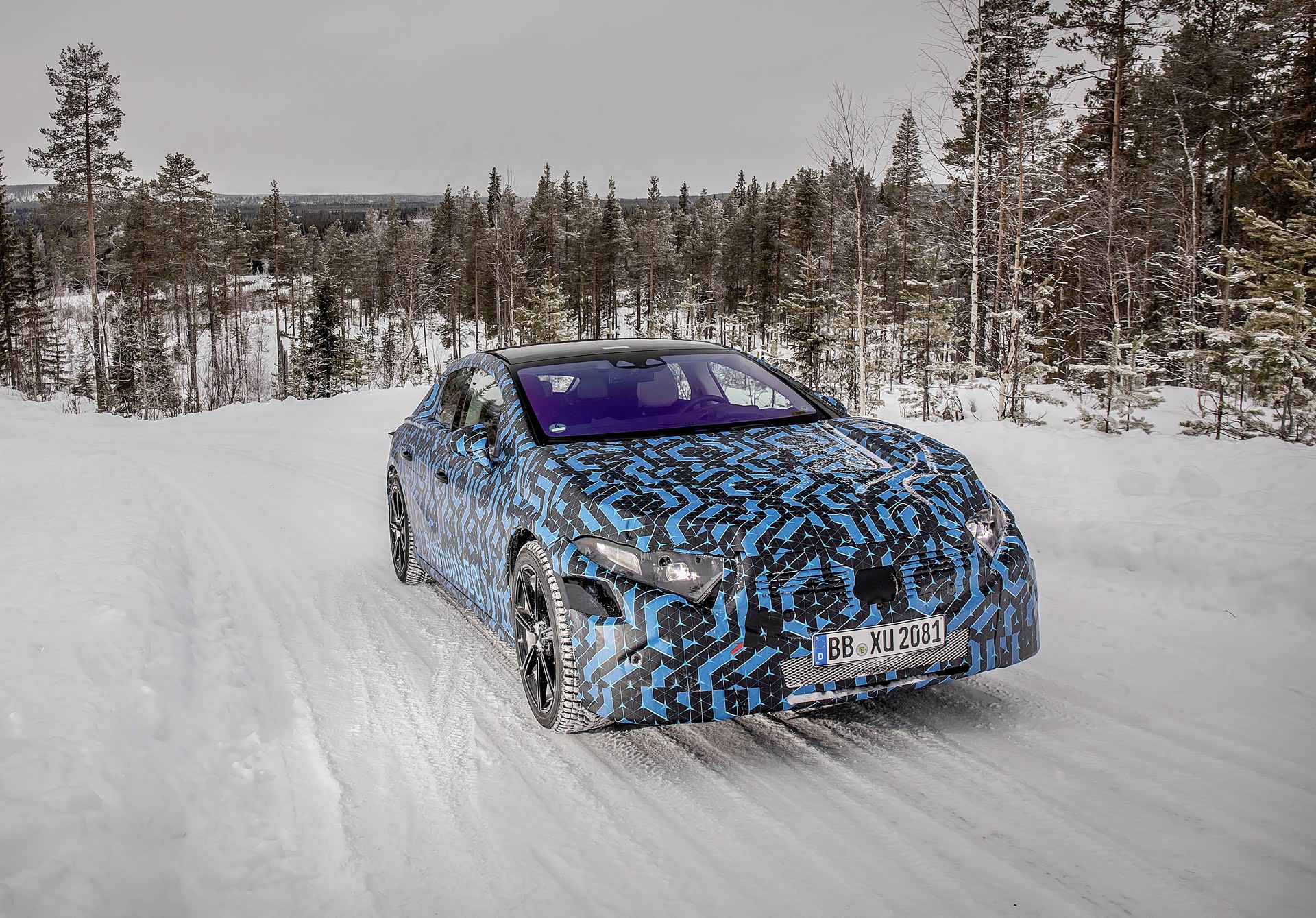 EQS轿车的风阻系数仅为0.20Cd