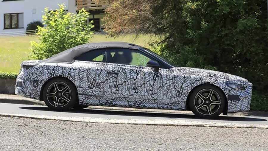 奔驰CLE敞篷版路试谍照