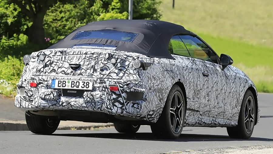 奔驰CLE敞篷版路试谍照