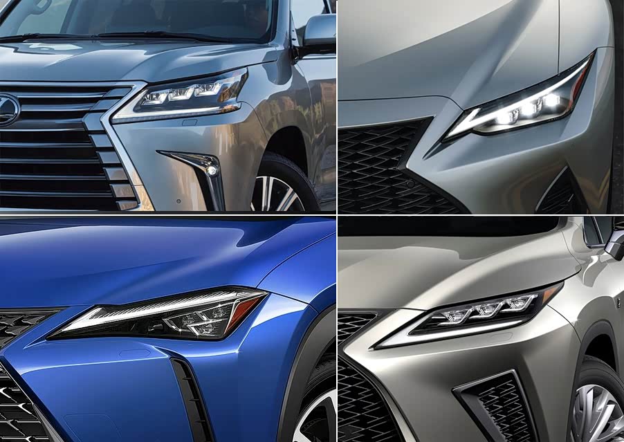 能分得清以上三眼大灯是哪几款车型嘛