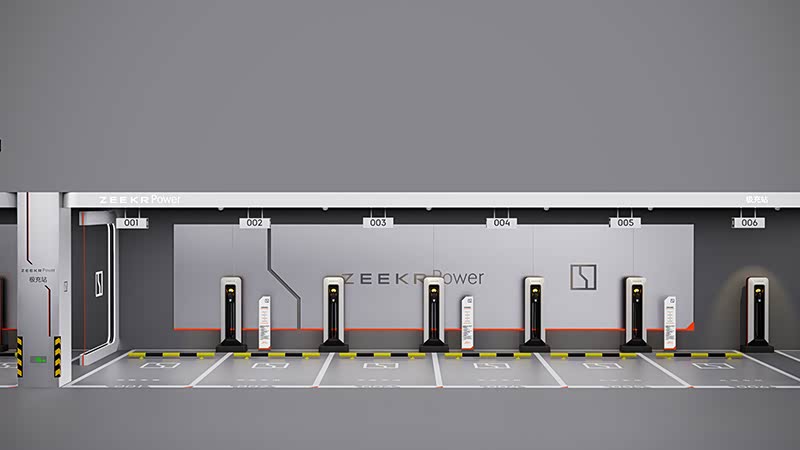 ▲ 地下极充站效果图