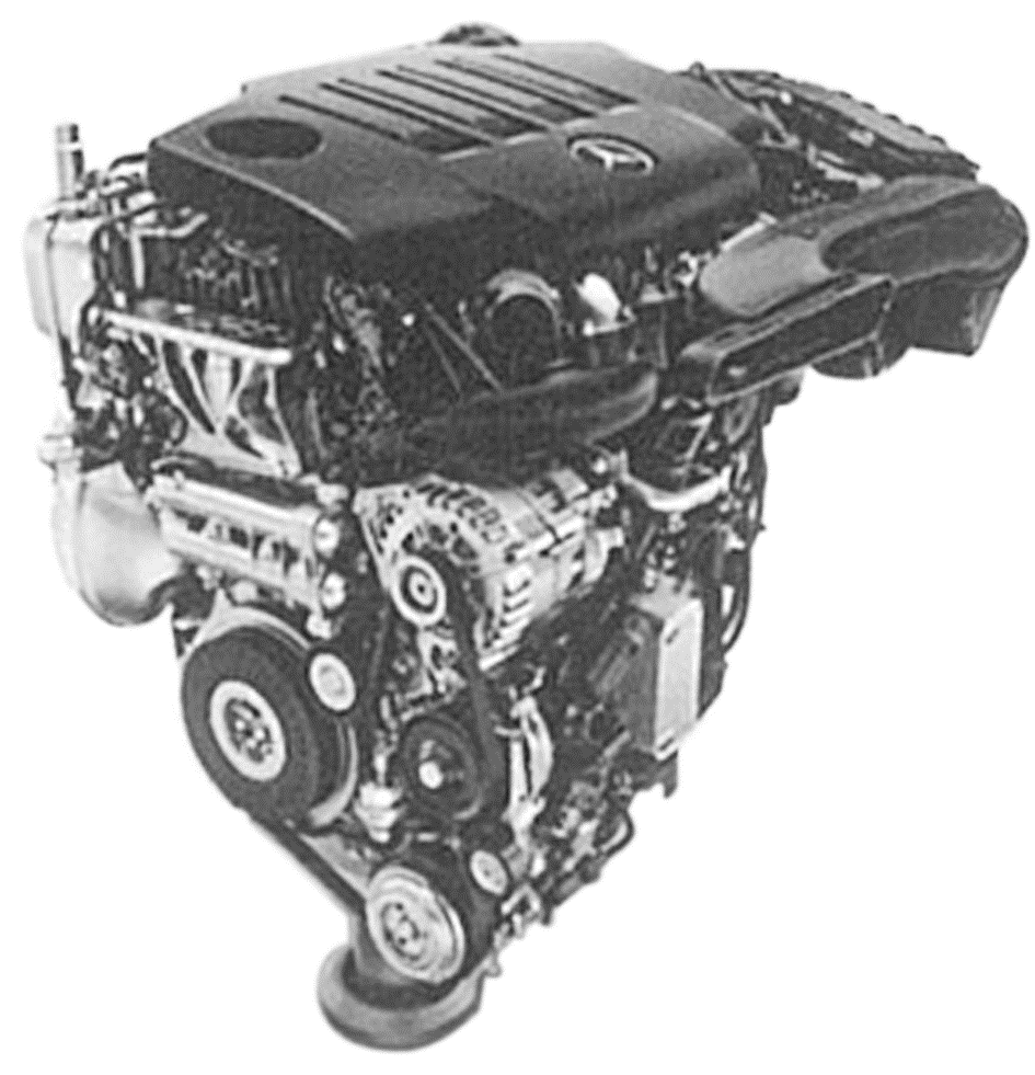 图3 Mercedes-Benz公司的OM654q型柴油机