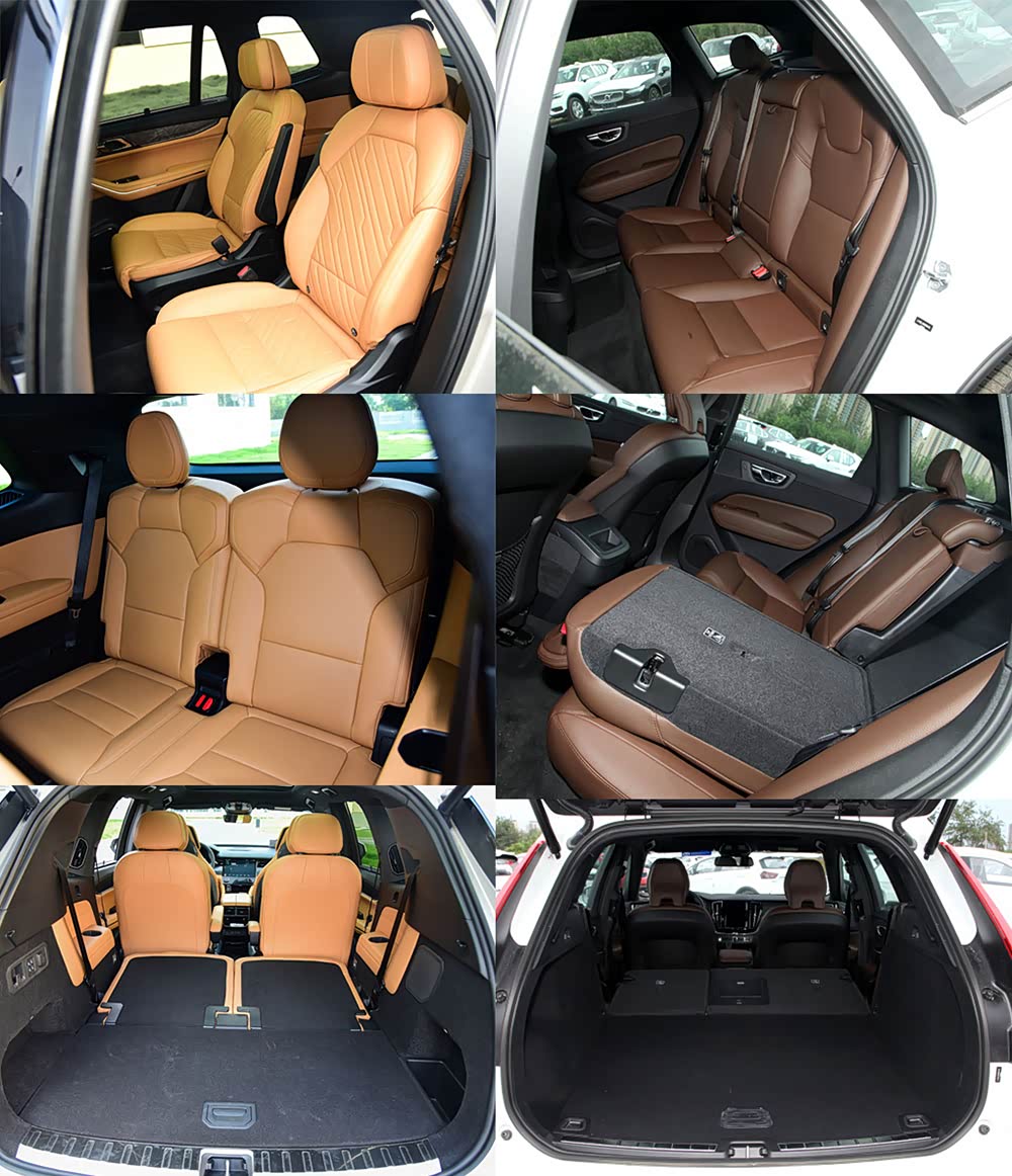 领克09(左) 沃尔沃XC60（右）