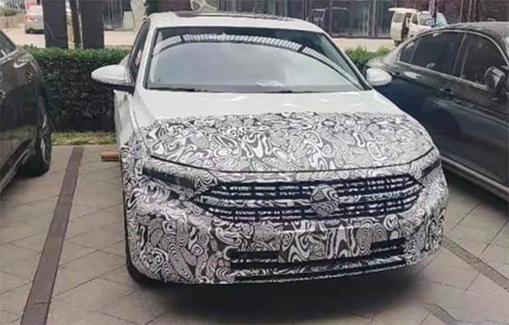 内饰大屏是亮点 新款大众速腾谍照曝光