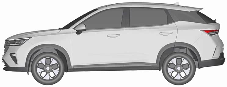 采用跨界造型 五菱全新SUV设计图曝光