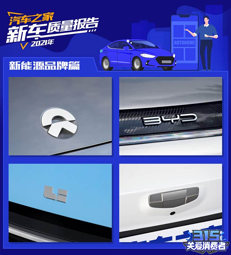 2021新车质量报告——新能源品牌篇