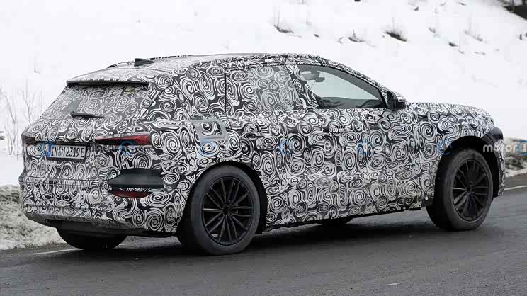 未来将国产 曝奥迪Q6 e-tron无伪装前脸