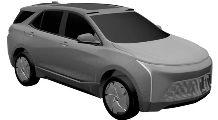 雪佛兰:疑似探界者纯电动版专利图曝光