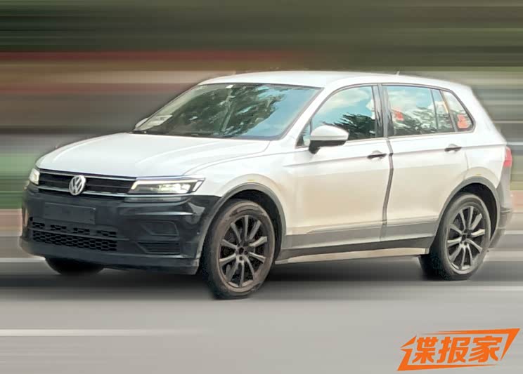 探岳or途观L? 一汽-大众纯电动SUV谍照