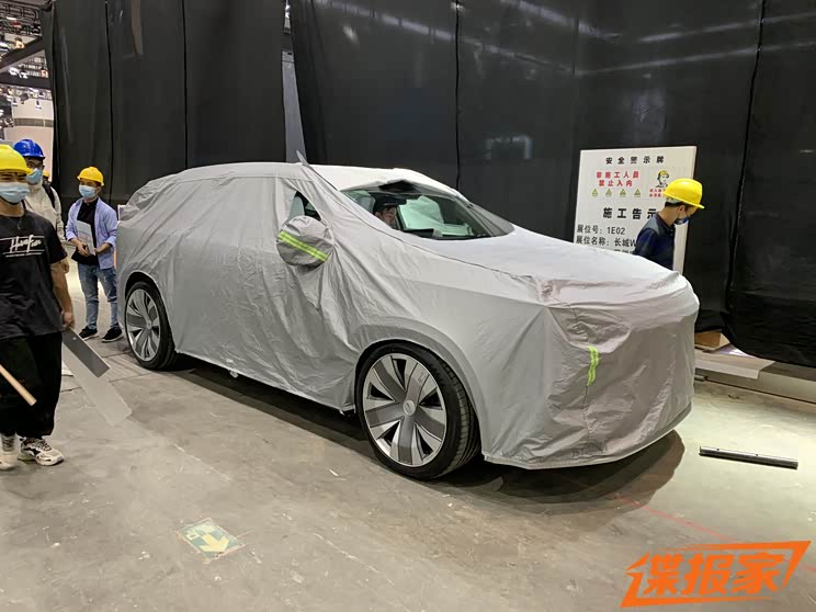 广州车展首发 WEY品牌赛博风新车设计图