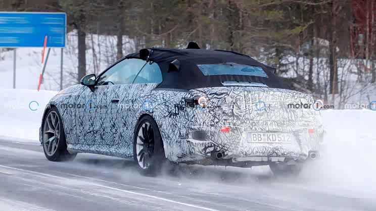 梅赛德斯-AMG CLE敞篷版路试谍照曝光