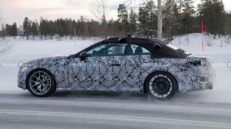 梅赛德斯-AMG CLE敞篷版路试谍照曝光