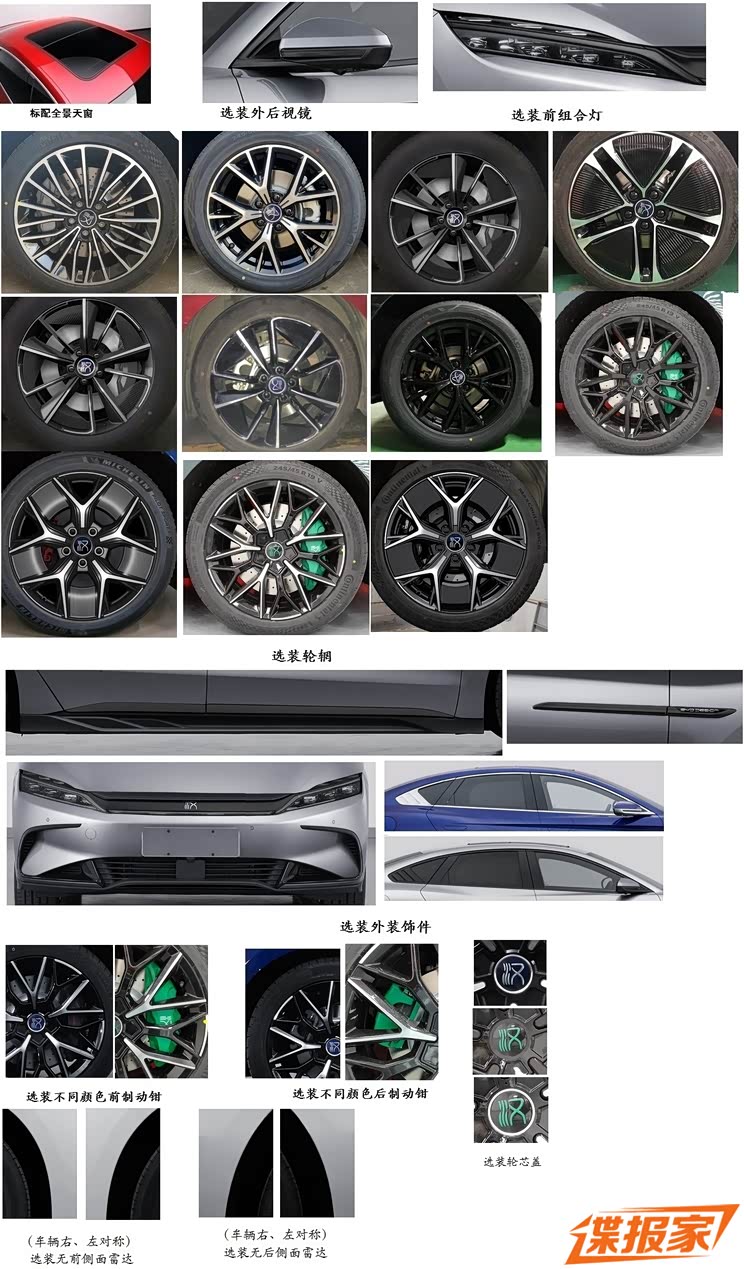 动力提升/外观小改 新款汉EV申报图曝光