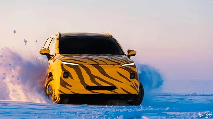 虎头虎脑 几何全新纯电动SUV谍照曝光